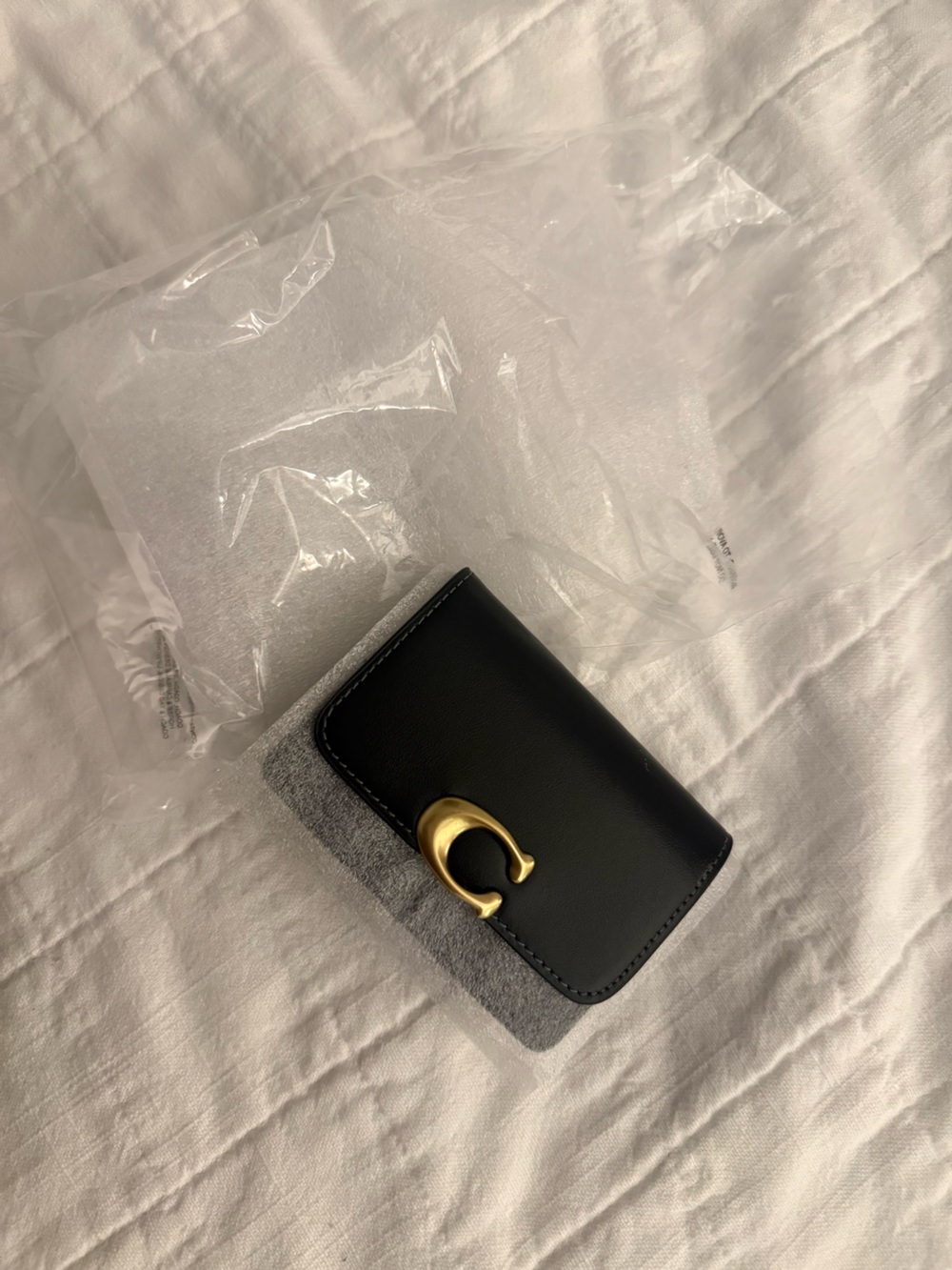 coach black bandit wallet
